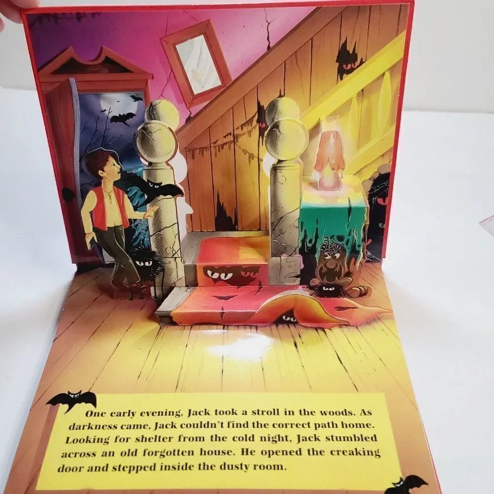 Vintage 90s 1997 Halloween Fiendiesh Friends Scary Pop Up Book